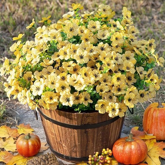 Upgraded High-grade Material š± Rainproof Lifelike Artificial Flowers With UV-Shield Coating