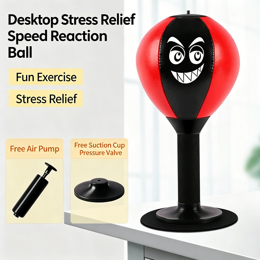 Desktop Boxing Speed Ball, Stress Relief Punching Ball