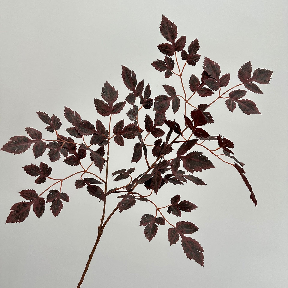 Long-stem artificial "Gratitude Leaf" plant