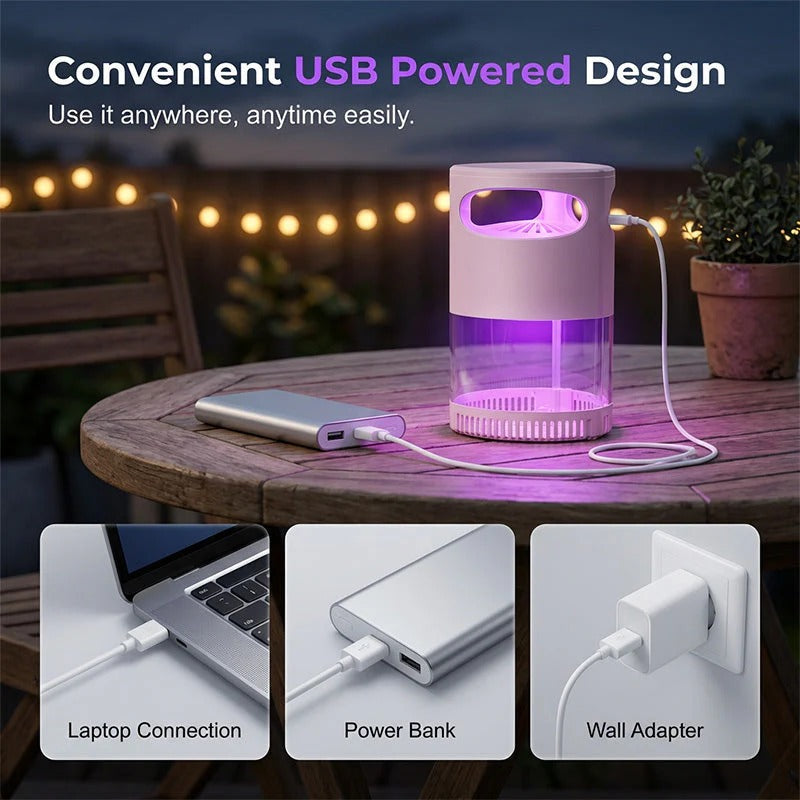 UV Mosquito Killer Lamp – quiet, USB, chemical-free. 50K+ sold!