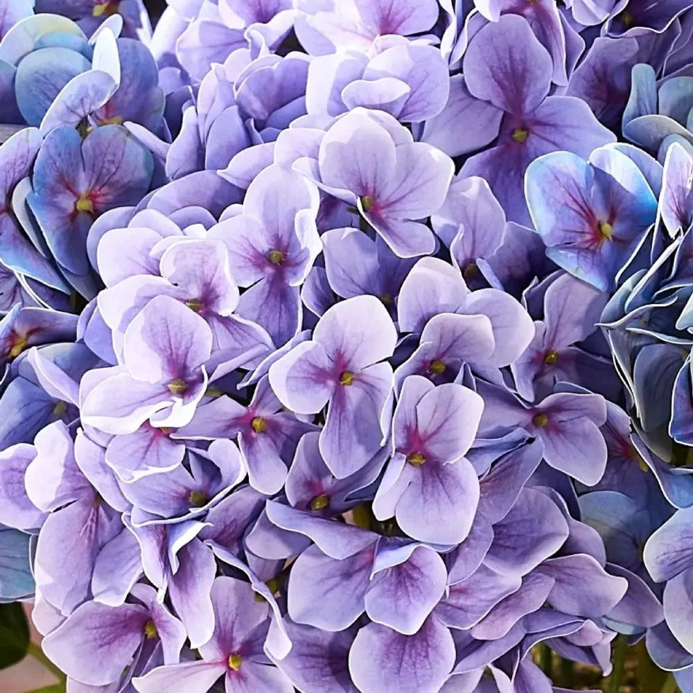 Artificial Outdoor Hydrangea Flowers - UV resistant, Waterproof, Windproof