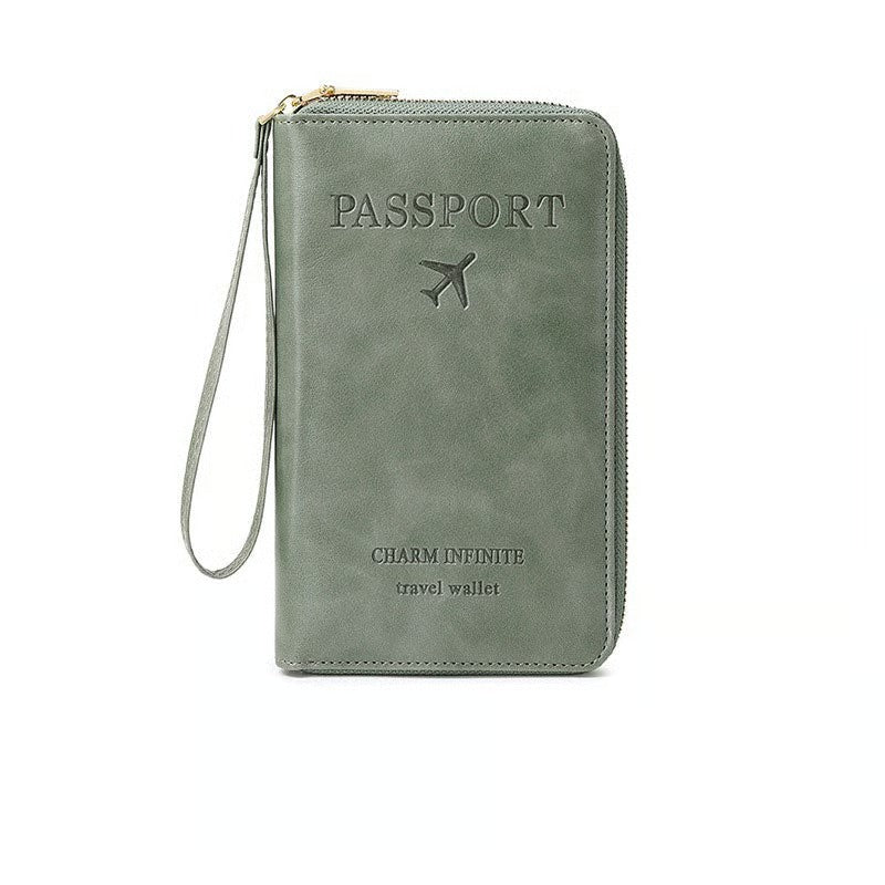 RFID Blocking Long Passport Wallet