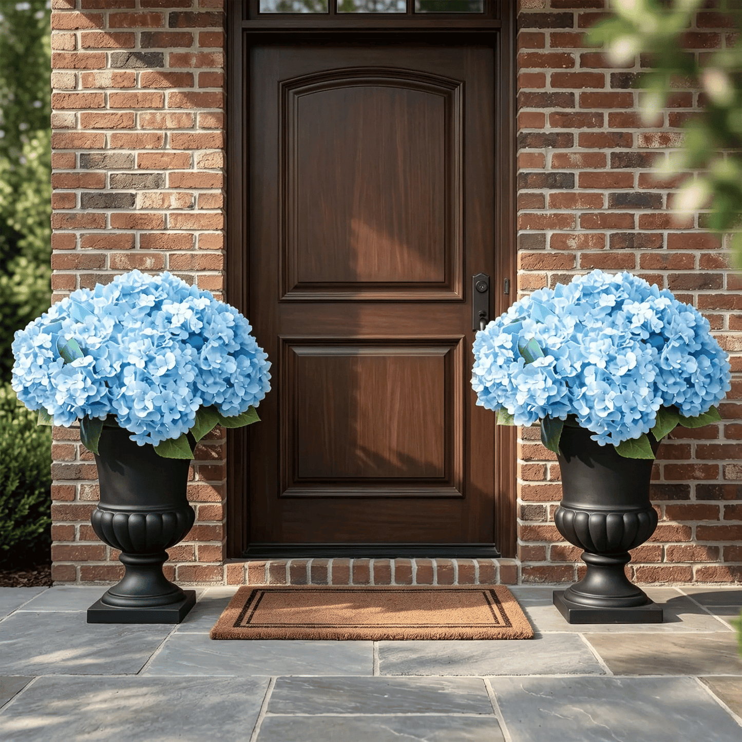 Artificial Outdoor Hydrangea Flowers - UV resistant, Waterproof, Windproof