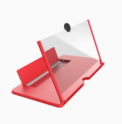 Pull-out 3D Phone Screen Magnifier, Creative Telescopic Stand for Video Enjoyment