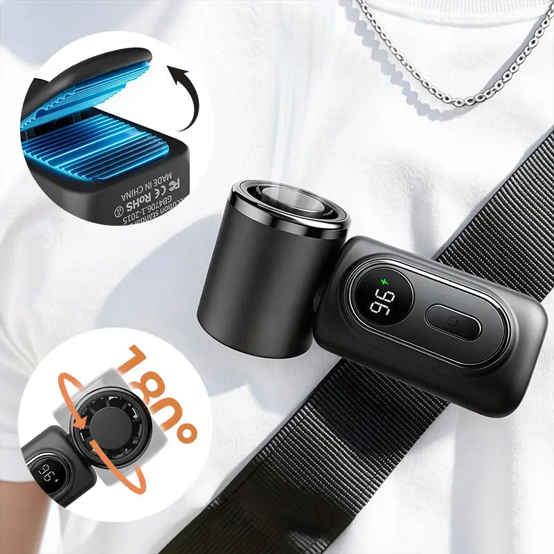 Mini Portable Handheld Clip-On Fan