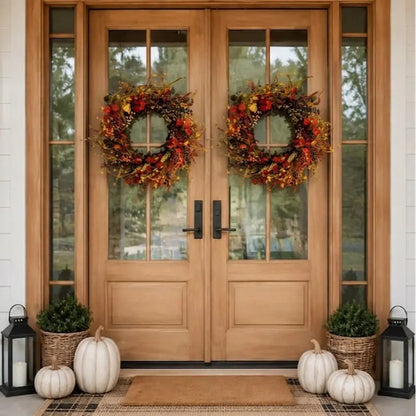 Artificial Autumn Wreath for Thanksgiving