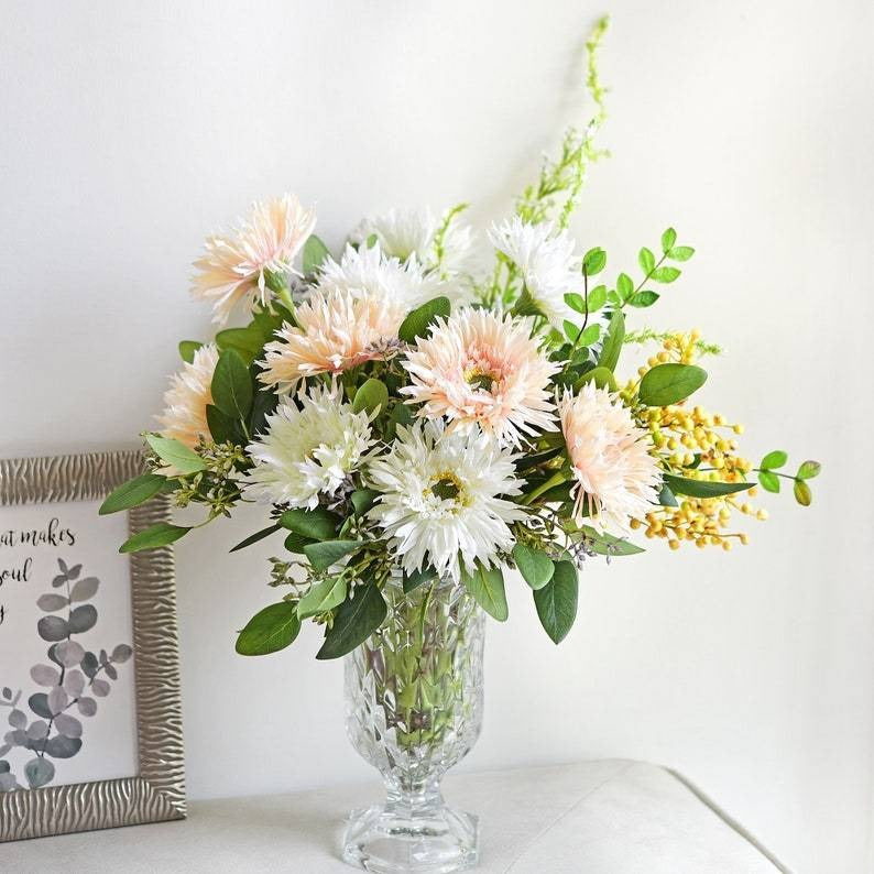 Multi-color Artificial Spider Gerbera Daisy