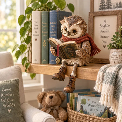 🦉📚Reading Owl Figurine