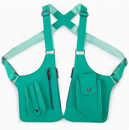 Adjustable Underarm Shoulder Bag, Unisex Multi-Pocket Tactical Chest Pack