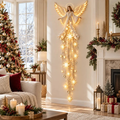 "Angel's Blessing" Starfall Wall Sconce – Christmas Wall Decoration