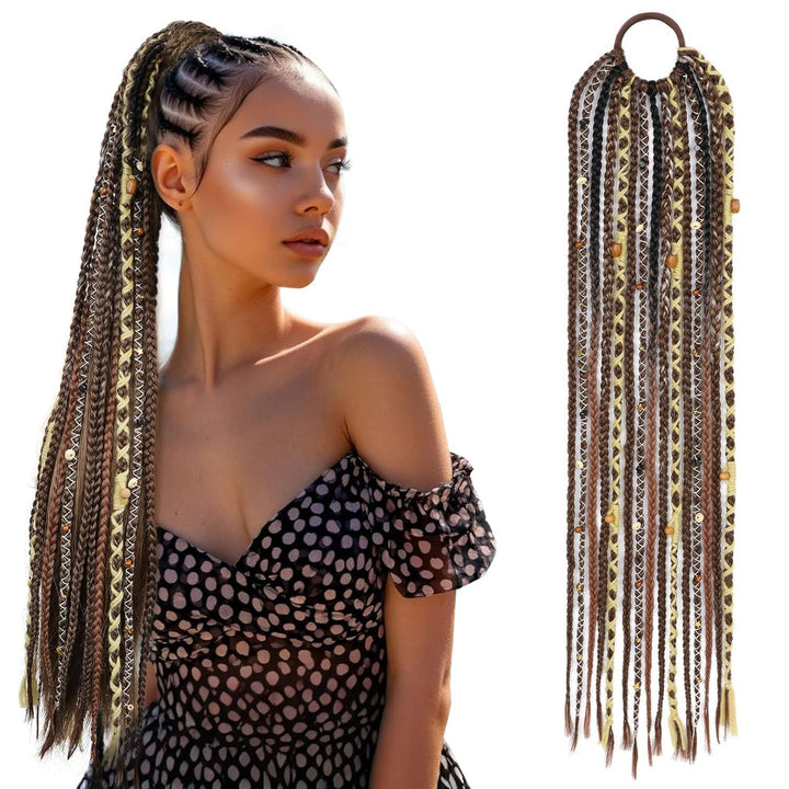 Bohemian Style Woven Handmade Braid Hair Pieces