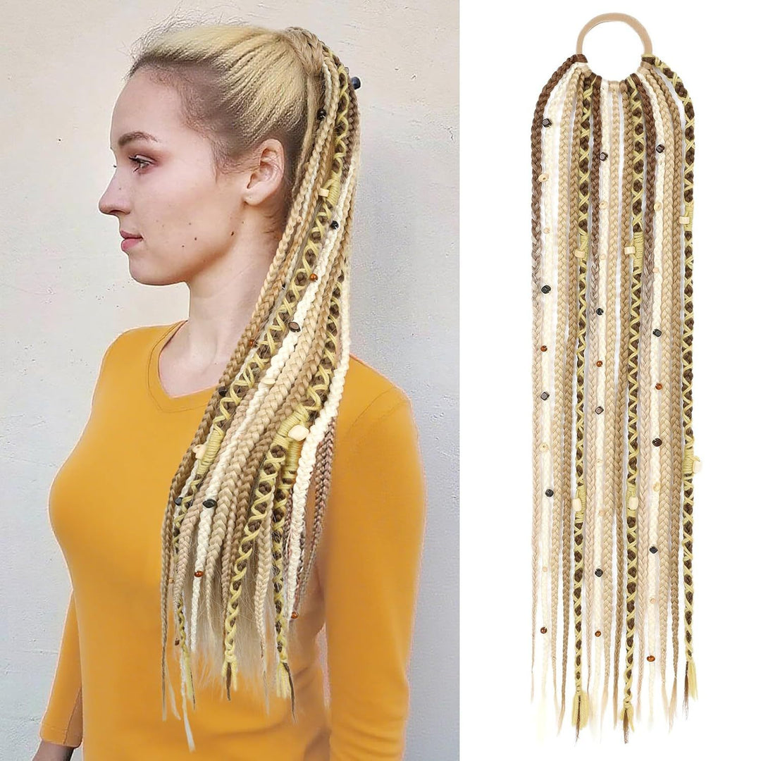 Bohemian Style Woven Handmade Braid Hair Pieces