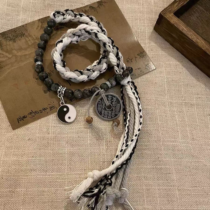 Twin Taiji Mountain Ghost Spend Money To Weave Hand Rope