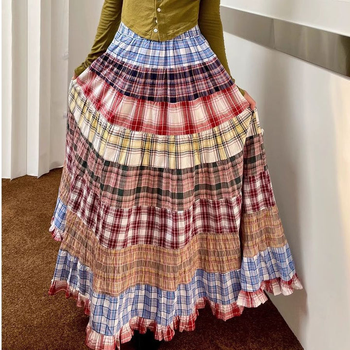 Vintage Plaid Skirt