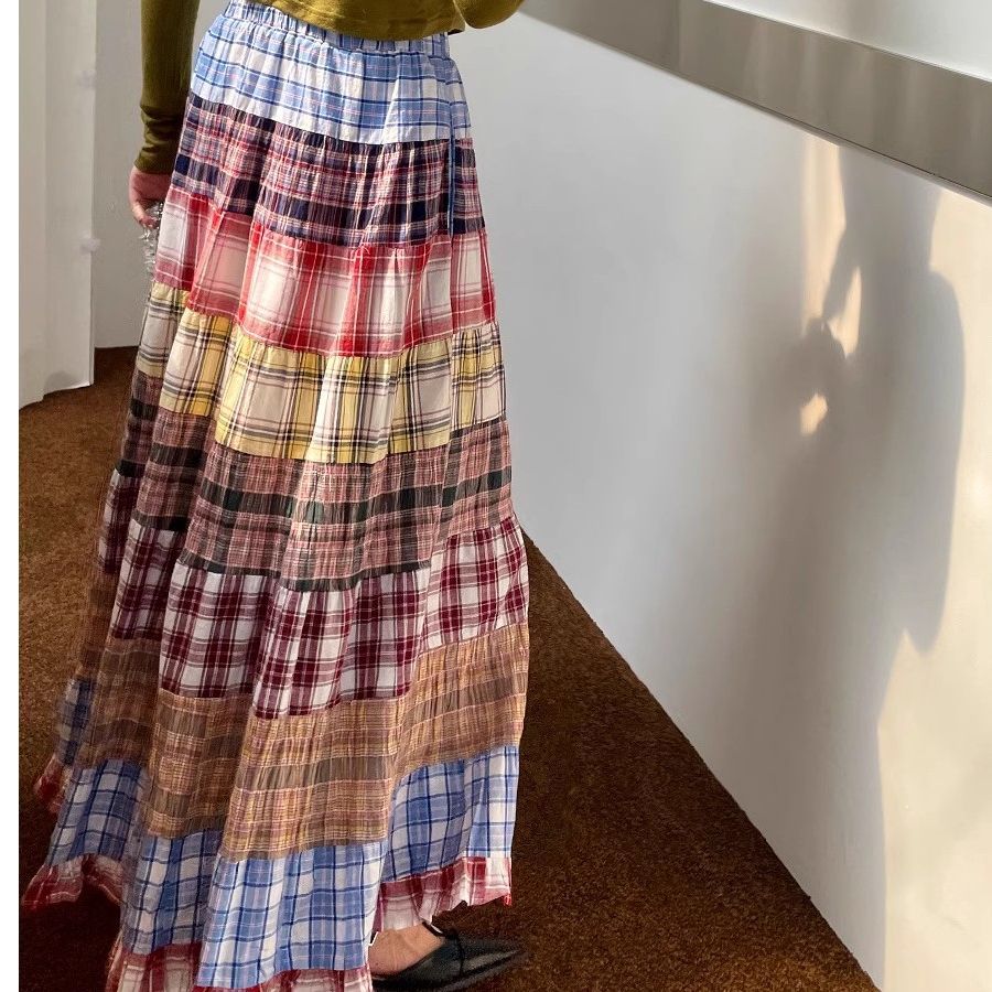 Vintage Plaid Skirt