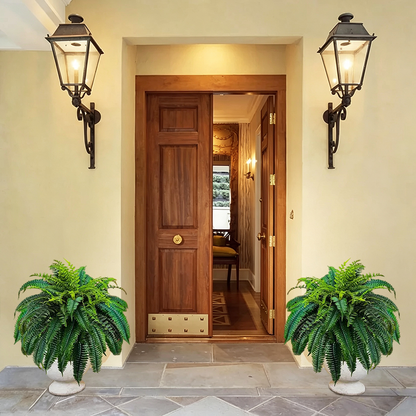 🔥 🌱 UV-Resistant Lifelike Artificial Boston Fern🌱