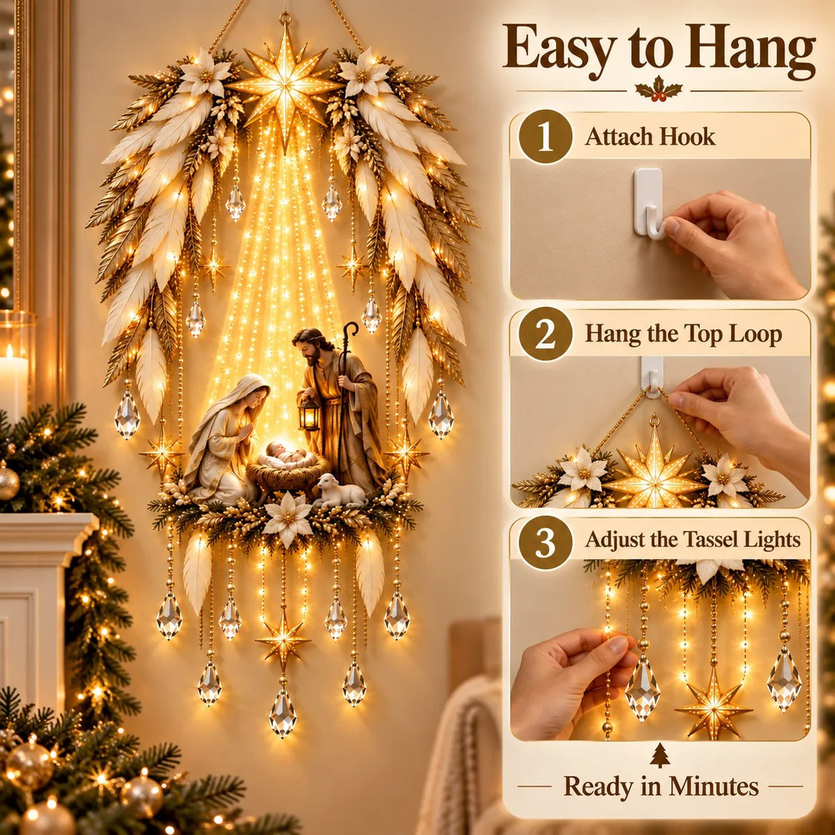 LED Hanging Christmas Decoration