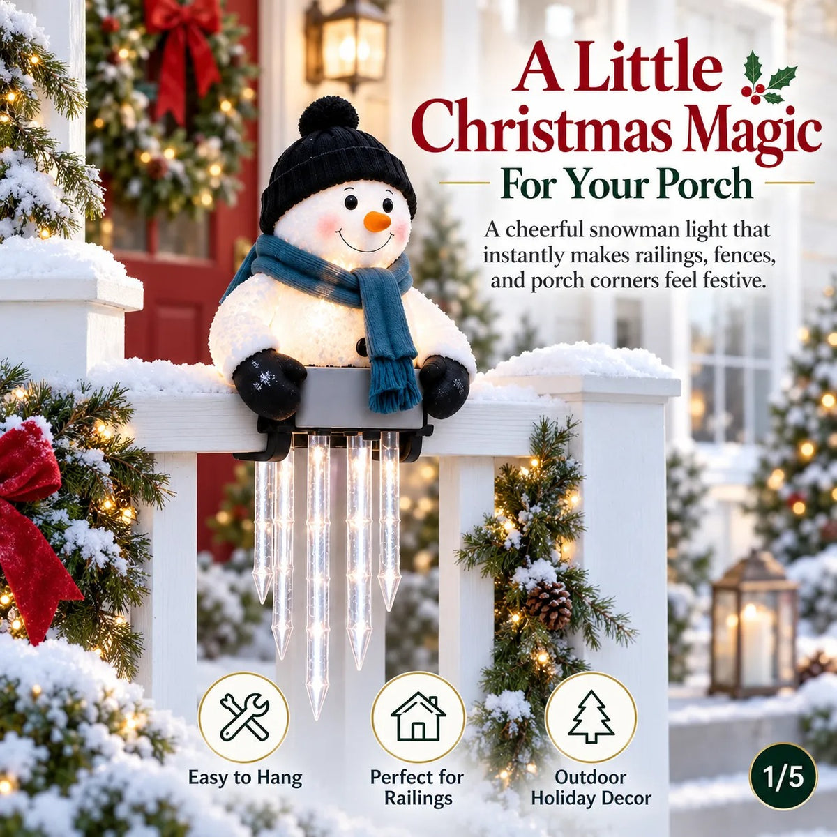 Christmas Icicle-Style Decorative Lights
