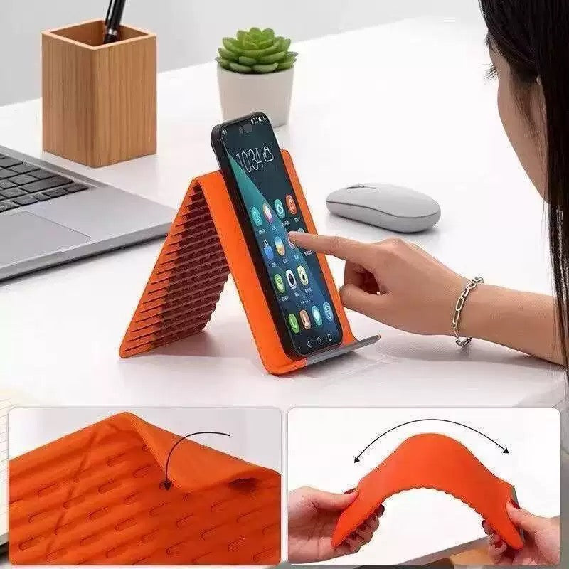 Bend It. Fold It. Stand It Anywhere. — The Eco-Friendly Silicone Multi-Angle Stand for Phones, Tablets & Laptops
