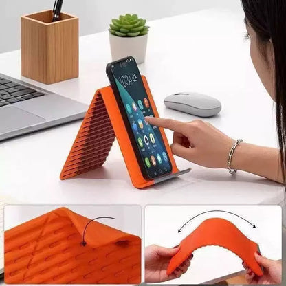 Bend It. Fold It. Stand It Anywhere. — The Eco-Friendly Silicone Multi-Angle Stand for Phones, Tablets & Laptops
