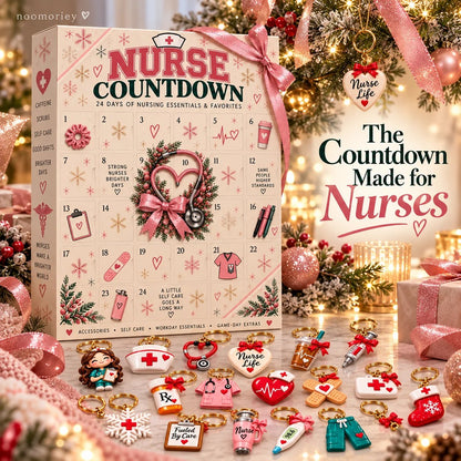 ❤️ CareHero™ 24-Day Advent Calendar – Heartfelt Holiday Countdown Gift for Nurses