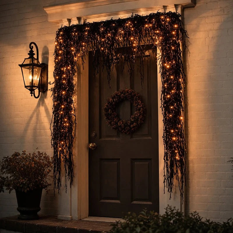 Artificial Hanging Vine Garland for Halloween Fireplace Decoration