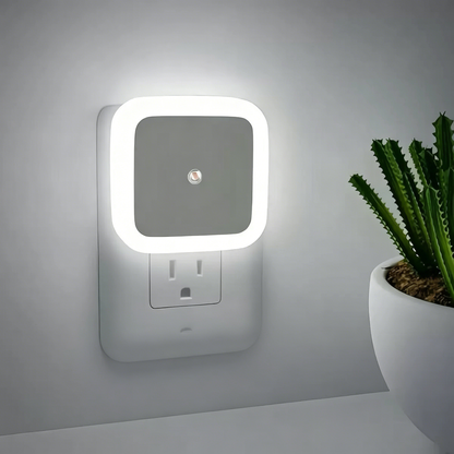 Plug-in LED Night Light | Auto Sensor, Soft Glow for Every Room