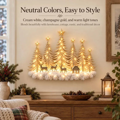 Christmas Forest Wall Decor