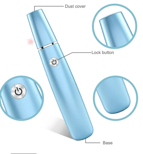 New Electric Foot File, Callus Remover for Cracked Heels, Portable Pedicure Kit with Replacement Heads