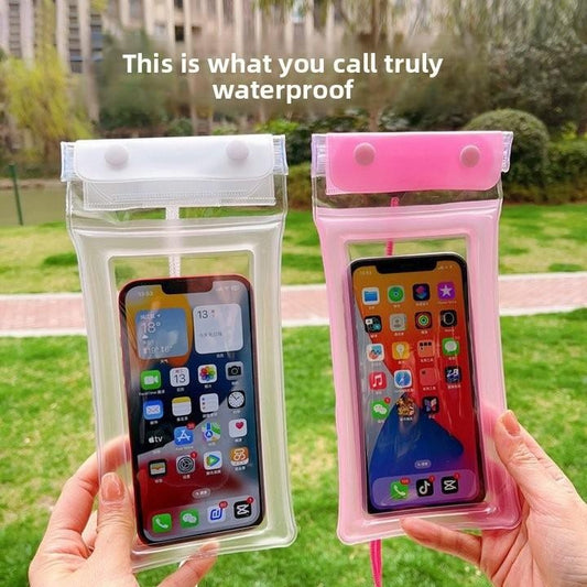 Airbag Waterproof Phone Case, Touch Compatible For Swimming Rafting