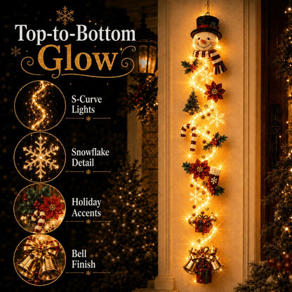 ✨ Glowing Christmas Door Hanger – 6 Festive Designs🎅