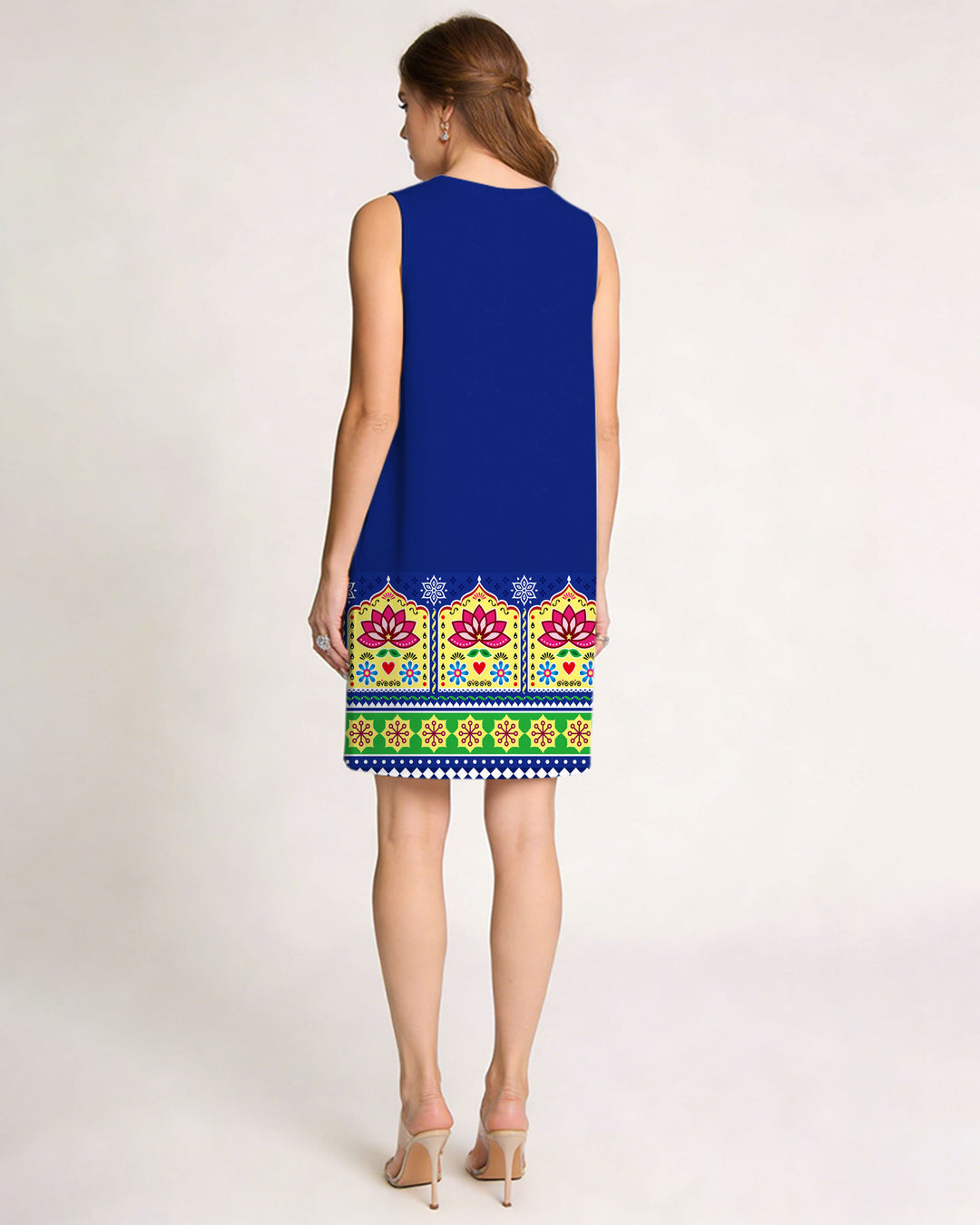 Skirt Geometric Flora Dress