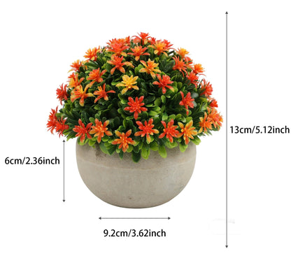 Spherical Pulp-Pot Artificial Green Plant