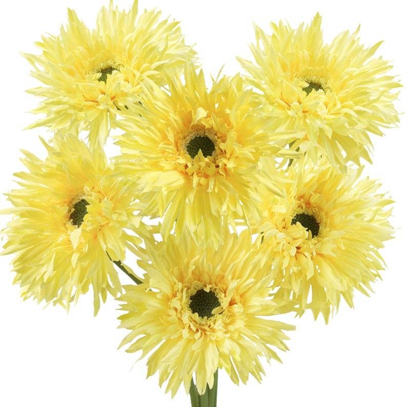 Multi-color Artificial Spider Gerbera Daisy