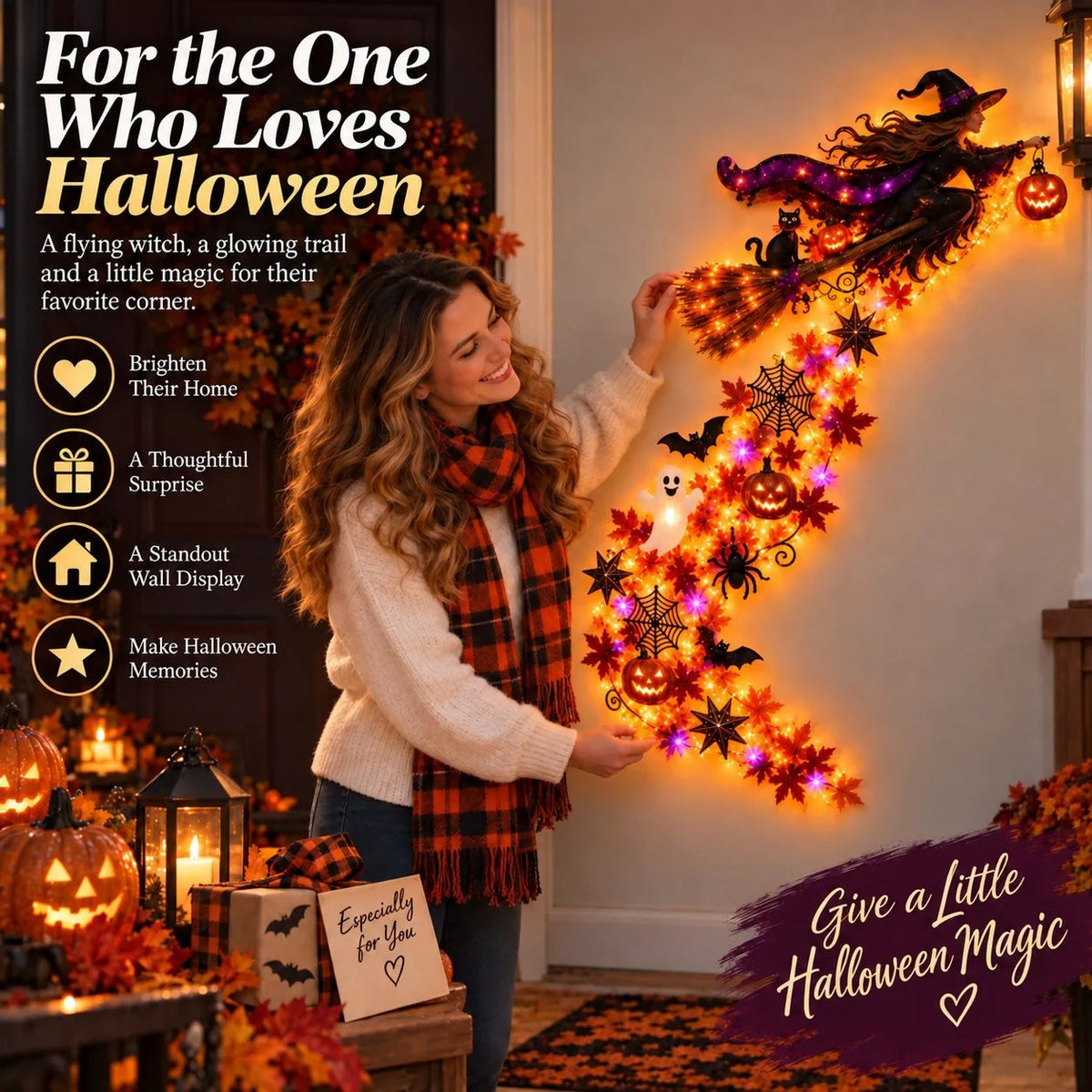 Halloween Magic Trail Wall Light