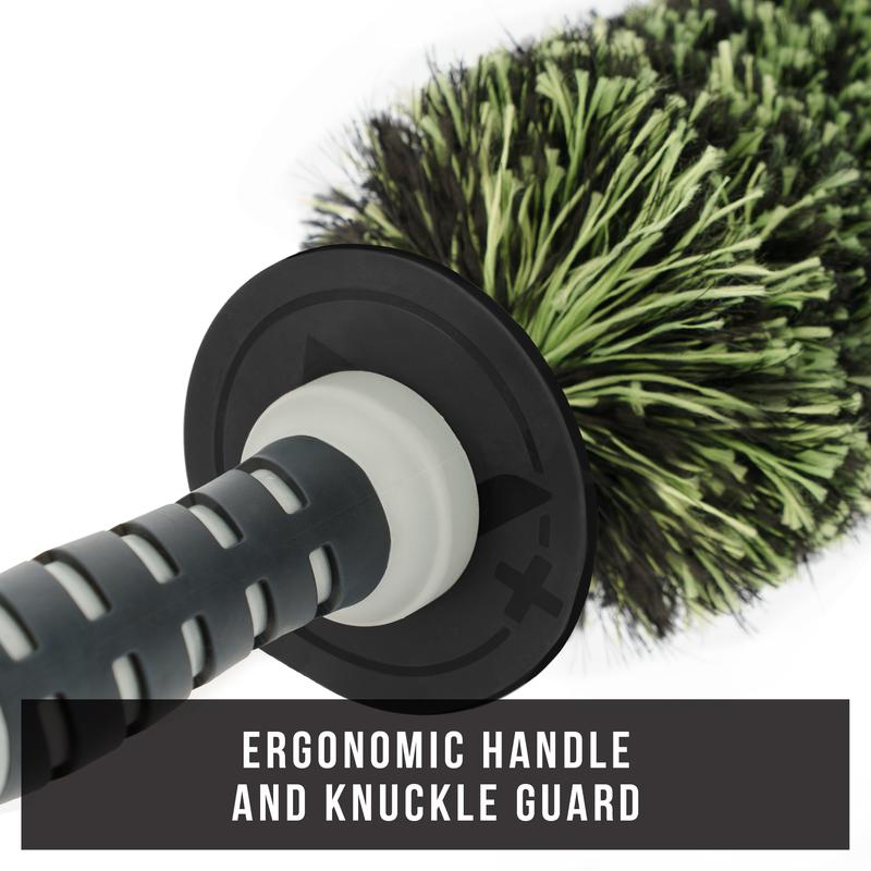 Car wheel cleaning brush