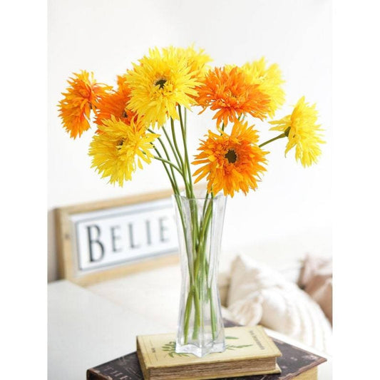 Multi-color Artificial Spider Gerbera Daisy