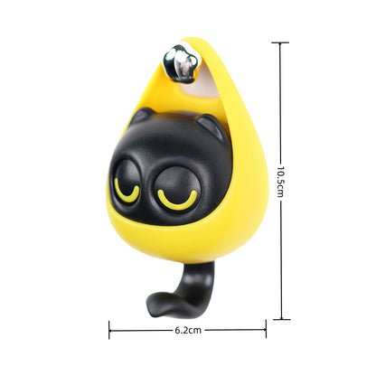 Adorable Owl Wall Hook with Moving Eyes – Punch-Free Adhesive Hanger for Home Organization & Fun Decor