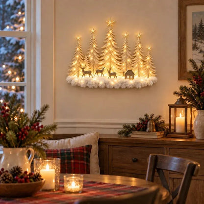 Christmas Forest Wall Decor