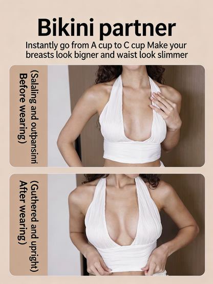 Double-Sided Sticky Push-Up Bra Inserts | Reusable Silicone Lift Pads for All Outfits