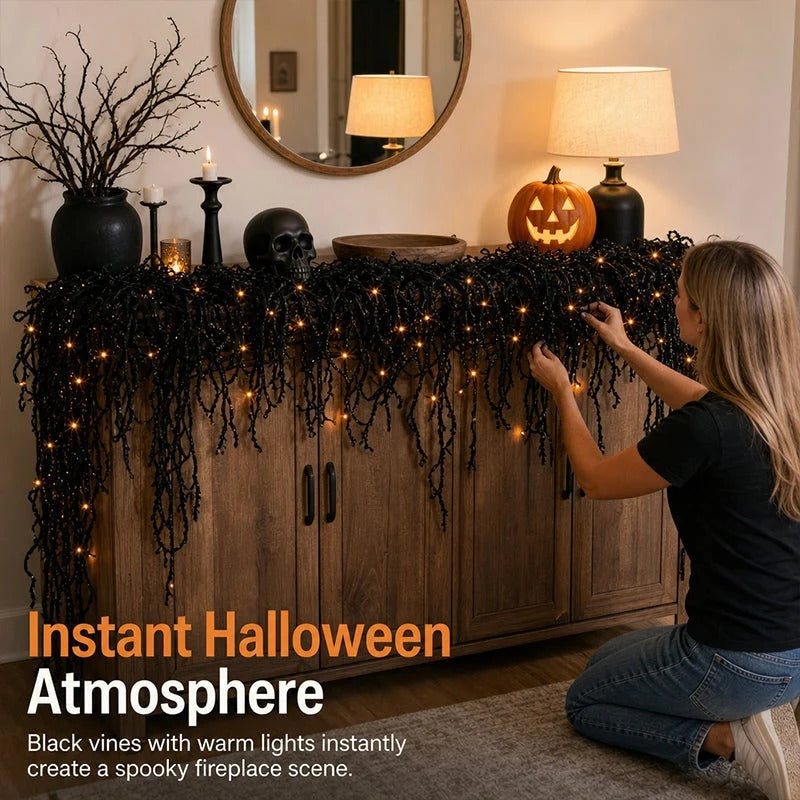 Artificial Hanging Vine Garland for Halloween Fireplace Decoration
