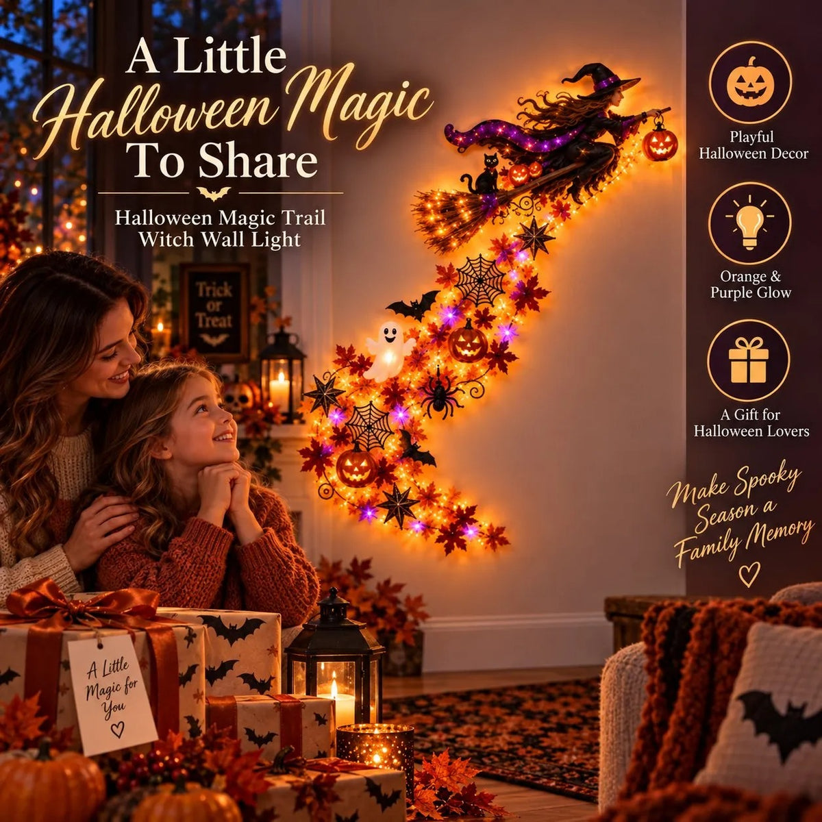 Halloween Magic Trail Wall Light