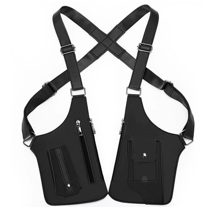 Adjustable Underarm Shoulder Bag, Unisex Multi-Pocket Tactical Chest Pack