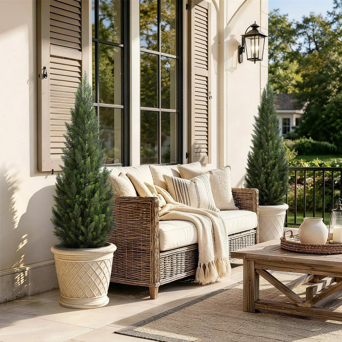 ✨UV Resistant Artificial Cypress Tree👇