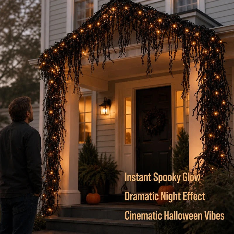 Artificial Hanging Vine Garland for Halloween Fireplace Decoration