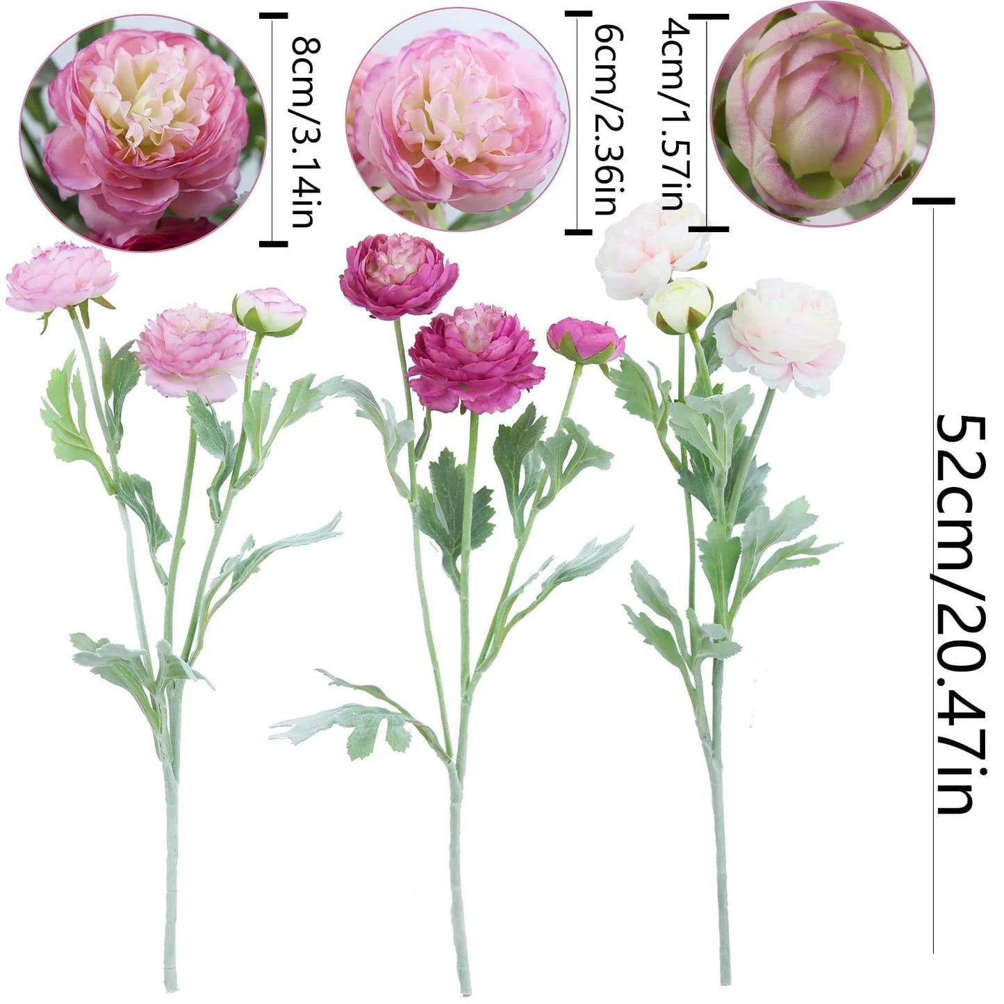 Artificial peony flower