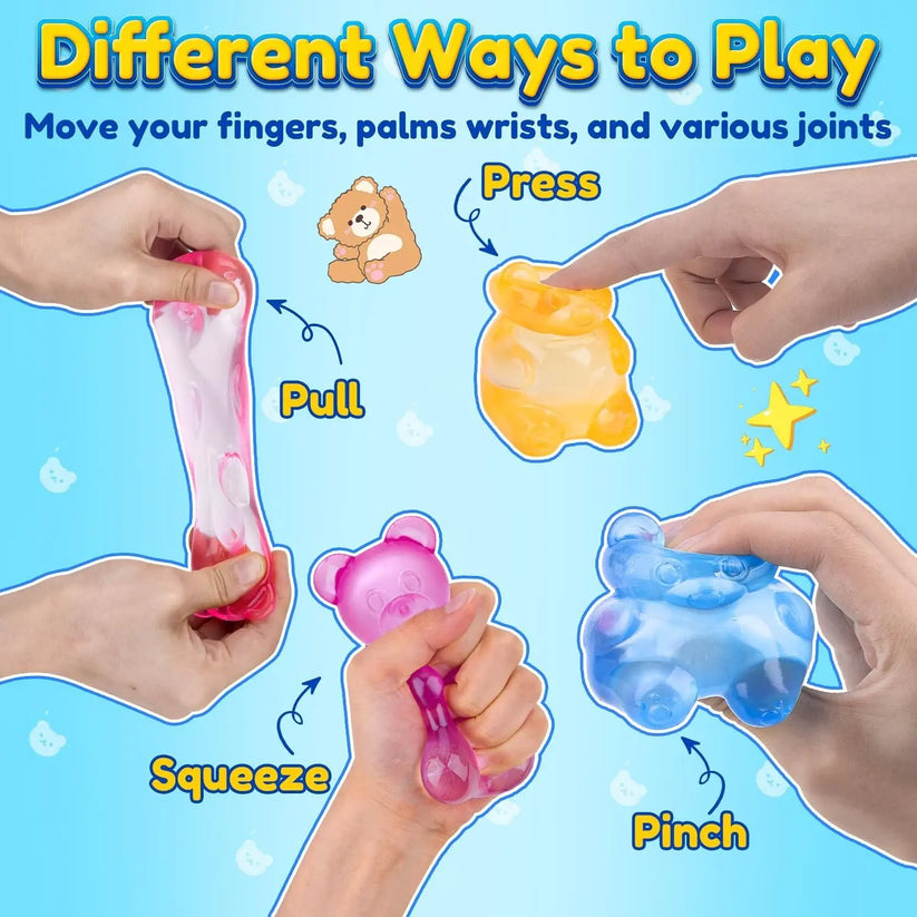 Gummy Bear Fidget Toy Colors