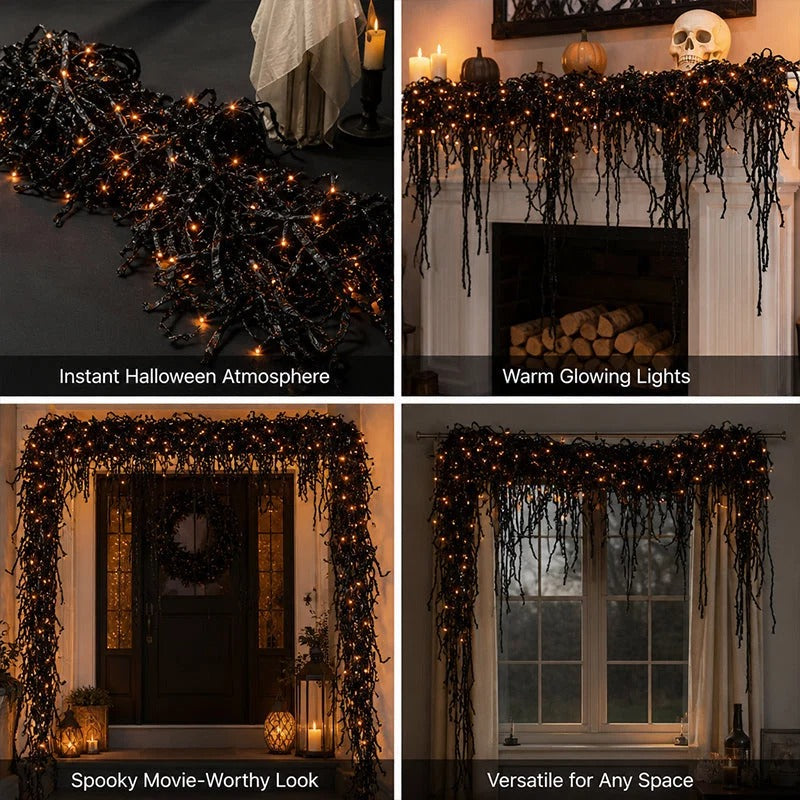 Artificial Hanging Vine Garland for Halloween Fireplace Decoration