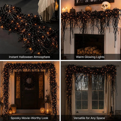 Artificial Hanging Vine Garland for Halloween Fireplace Decoration