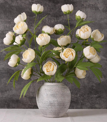 4-Head Artificial Peony Decorative Flower